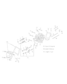 270-Sua Engine / 270-Sua Cylinder Head Diagram and Parts List for 31AS63EF700 2015 Yard Machines Snow Blower